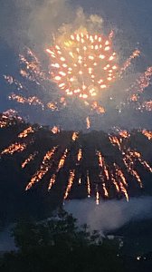 Feuerwerk zum Abschluss der Festwoche in Sondershausen