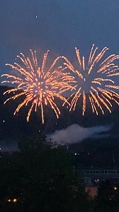 Feuerwerk zum Abschluss der Festwoche in Sondershausen