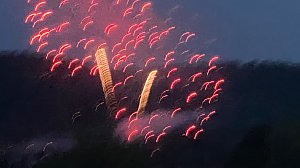 Feuerwerk zum Abschluss der Festwoche in Sondershausen