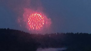 Feuerwerk zum Abschluss der Festwoche in Sondershausen