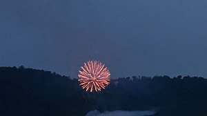 Feuerwerk zum Abschluss der Festwoche in Sondershausen