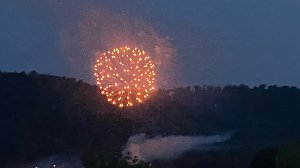 Feuerwerk zum Abschluss der Festwoche in Sondershausen