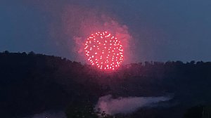 Feuerwerk zum Abschluss der Festwoche in Sondershausen
