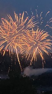 Feuerwerk zum Abschluss der Festwoche in Sondershausen