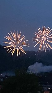 Feuerwerk zum Abschluss der Festwoche in Sondershausen