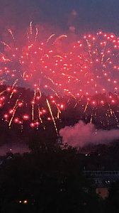 Feuerwerk zum Abschluss der Festwoche in Sondershausen