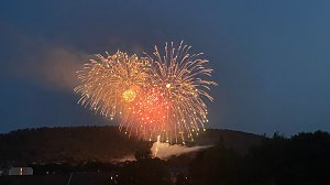 Feuerwerk zum Abschluss der Festwoche in Sondershausen