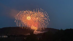 Feuerwerk zum Abschluss der Festwoche in Sondershausen