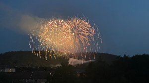 Feuerwerk zum Abschluss der Festwoche in Sondershausen