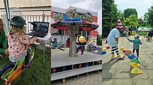 Kreisverkehrswacht beim Kinderfest in Niedersachswerfen
