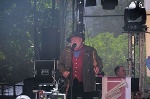Peter Blei unterwegs auf dem Rolandsfest