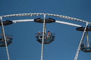 Peter Blei unterwegs auf dem Rolandsfest