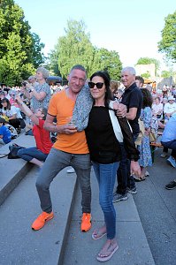 Peter Blei unterwegs auf dem Rolandsfest