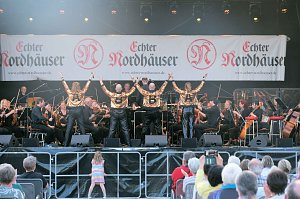 Peter Blei unterwegs auf dem Rolandsfest