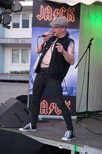 Peter Blei unterwegs auf dem Rolandsfest