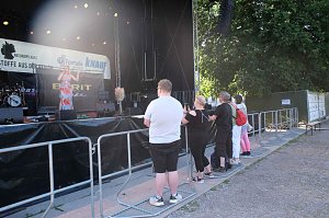 Peter Blei unterwegs auf dem Rolandsfest