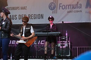 Peter Blei unterwegs auf dem Rolandsfest