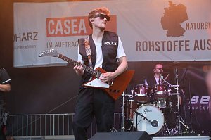 Peter Blei unterwegs auf dem Rolandsfest