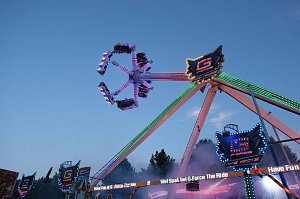 Peter Blei unterwegs auf dem Rolandsfest