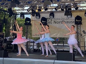 Der Auftritt des Tanzstudios Radeva auf dem 55. Rolandsfest