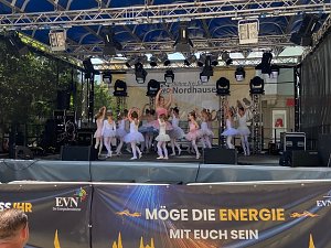 Der Auftritt des Tanzstudios Radeva auf dem 55. Rolandsfest
