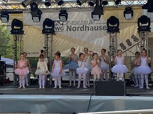 Der Auftritt des Tanzstudios Radeva auf dem 55. Rolandsfest