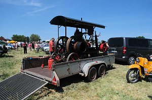 Peter Blei unterwegs beim Oldtimertreff am Scheunenhof
