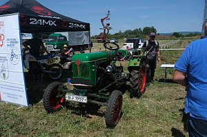 Peter Blei unterwegs beim Oldtimertreff am Scheunenhof