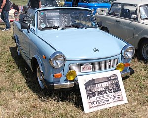 Peter Blei unterwegs beim Oldtimertreff am Scheunenhof