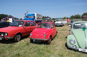 Peter Blei unterwegs beim Oldtimertreff am Scheunenhof
