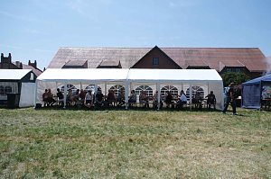Peter Blei unterwegs beim Oldtimertreff am Scheunenhof