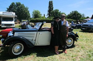 Peter Blei unterwegs beim Oldtimertreff am Scheunenhof