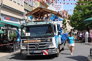 Brunnenfestumzug Bad Langensalza Teil 1