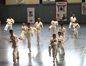Karatesportler 