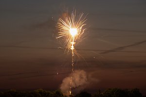 Gro&szlig;es Feuerwerk zum diesj&auml;hrigen Brunnenfest in Bad Langensalza