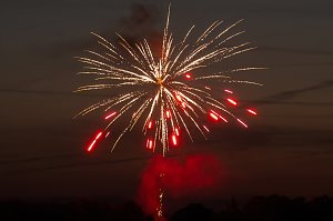 Gro&szlig;es Feuerwerk zum diesj&auml;hrigen Brunnenfest in Bad Langensalza