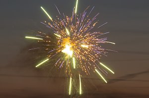 Gro&szlig;es Feuerwerk zum diesj&auml;hrigen Brunnenfest in Bad Langensalza
