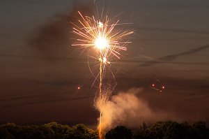 Gro&szlig;es Feuerwerk zum diesj&auml;hrigen Brunnenfest in Bad Langensalza