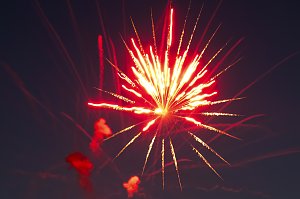 Gro&szlig;es Feuerwerk zum diesj&auml;hrigen Brunnenfest in Bad Langensalza
