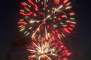 Gro&szlig;es Feuerwerk zum diesj&auml;hrigen Brunnenfest in Bad Langensalza