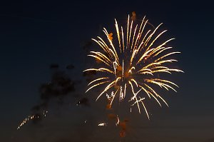 Gro&szlig;es Feuerwerk zum diesj&auml;hrigen Brunnenfest in Bad Langensalza
