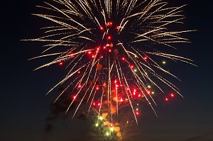 Gro&szlig;es Feuerwerk zum diesj&auml;hrigen Brunnenfest in Bad Langensalza