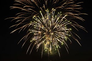 Gro&szlig;es Feuerwerk zum diesj&auml;hrigen Brunnenfest in Bad Langensalza