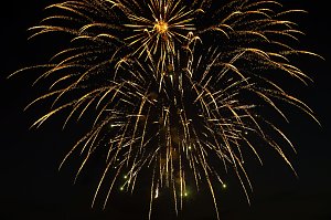 Gro&szlig;es Feuerwerk zum diesj&auml;hrigen Brunnenfest in Bad Langensalza