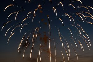 Gro&szlig;es Feuerwerk zum diesj&auml;hrigen Brunnenfest in Bad Langensalza