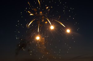 Gro&szlig;es Feuerwerk zum diesj&auml;hrigen Brunnenfest in Bad Langensalza