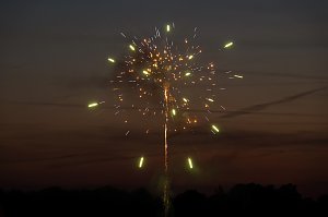 Gro&szlig;es Feuerwerk zum diesj&auml;hrigen Brunnenfest in Bad Langensalza