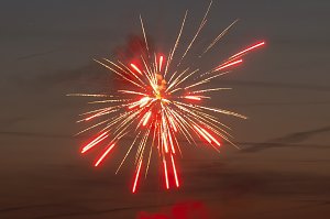 Gro&szlig;es Feuerwerk zum diesj&auml;hrigen Brunnenfest in Bad Langensalza