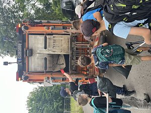 Cleanup Aktion der Humboldtianer im Stadtpark
