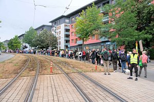 Peter Blei unterwegs beim 1. CSD in NDH